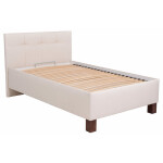 Čalouněná postel Mary 90x200, béžová, bez matrace