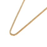 Náhrdelník se zirkony Valérie Gold - tennis řetízek, chirurgická ocel, Zlatá 36 cm + 5 cm (prodloužení)