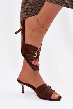 Klapky na podpatku model 225372 Step in style 37