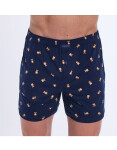 Boxerky Cornette Classic 011/174 Teddy 3XL-5XL tmavě modrá 5XL