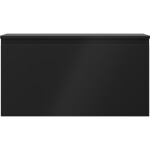 MEXEN/S - Orio koupelnová skříňka pod umyvadlo 90 cm s deskou, 1 šuplík, černá mat 91A10-09047-1-BFC71