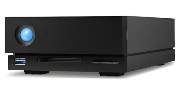 LaCie 1big Dock 24TB / externí HDD / 3.5" / 2× Thunderbolt 3 / USB 3.1 / SD/CF (STHS24000800)