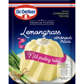 Dr. Oetker Premium puding Lemongrass citronová tráva (40
