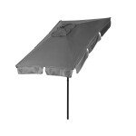 Elegantní zahradní slunečník s nastavitelným sklonem 200x130 cm béžová