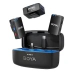BOYA BOYAMIC 1 (1TX+3RX) / Bezdrátový mikrofonní systém / 1x vysílač / 3x přijímač (BOYAMATIC)