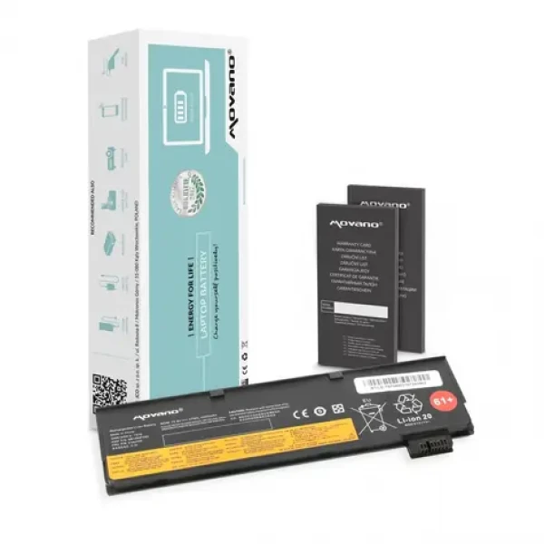 Baterie SB10K97582 pro Lenovo ThinkPad T470/T570 / Baterie pro notebook / 4400 mAh / 47 Wh (BT/LE-T570)