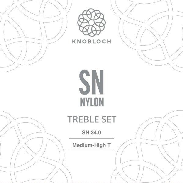 Knobloch ACTIVES SN Nylon Treble Set Medium-High Tension 34.0