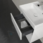 VILLEROY & BOCH - Collaro Umyvadlová skříňka, 460x546x374 mm, 2 zásuvky, Glossy White C00600DH