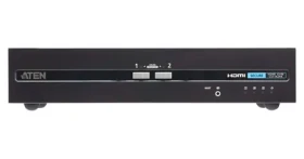 Aten 2-Port USB 4K HDMI Dual / KVM přepínač / 2× PC / 4× HDMI / 4K UHD / HD Audio (CS1142H4-AT-G)
