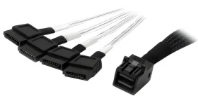 StarTech Mini SAS HD SFF-8643 - 4x SATA 1m / Kabel SAS / SFF-8643 / 4x SATA / černá (SAS43SAT1M)
