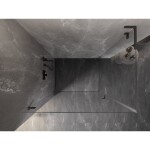 MEXEN/S - Lunar-B L sprchový kout dveře křídlové levá 90 x 70, transparent, grafit metal 832L-090-070-95-00-L