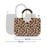 Nákupní taška Reisenthel Loopshopper M Leo fake fur