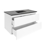 Koupelnová skříňka s umyvadlem SAT B-Way 99x50x45 cm bílá lesk BWAY2100WU4B BWAY2100WU4B