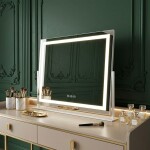 REA - Zrcadlo LED STUDIO White 58x45 HOM-12017