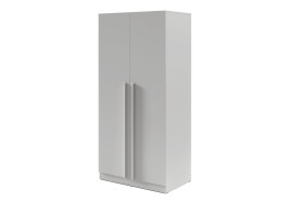 Šatní skříň Braga BR3 Barva korpusu: Šedá, Úchytky: Plastové - základní