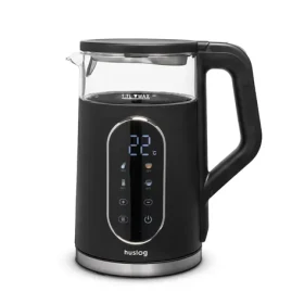Huslog Rychlovarná konvice s displejem černá / Rychlovarná konvice / 1,7 l / 1800-2200 W / Sklo / Keep Warm 2h (OWN000148)