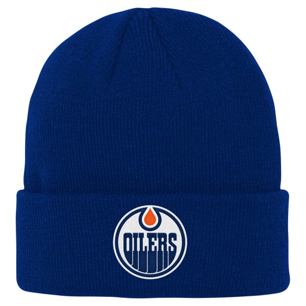 Outerstuff Dětská Zimní Čepice Edmonton Oilers Cuffed Knit