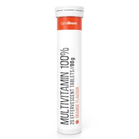 Multivitamín 100% šumivý - GymBeam (pomeranč, 20 tab.) (40507-4-pomaranč-20tab)