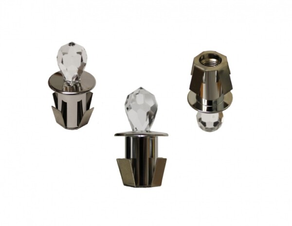 Cariitti světlo Krystal fitinka CR16, včetně LED a kabelu 5m IP67 C1532674L