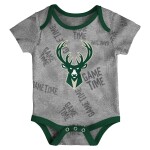 Outerstuff Dětské body Milwaukee Bucks NBA Game Time Baby Body-Set (3 ks)