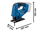 Aku přímočará pila Bosch GST 183-LI 06015B7022
