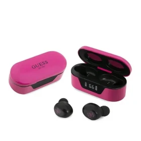 Guess GUTWST31EM / Bluetooth sluchátka / TWS / dokovací stanice magenta (GUTWST31EM)