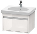 DURAVIT - Ketho Umyvadlová skříňka 41x60x46 cm, 1 zásuvka, lesklá bílá KT667002222