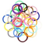 Iso PLA vlákna filament 1.75mm Sada 30 kusů x5m pro 3D pera a 3D tiskárny 6809