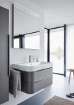 DURAVIT - Happy D.2 Umyvadlo nábytkové 800x505 mm, s 1 otvorem pro baterii, s WonderGliss, alpská bílá 23188000271