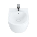 VILLEROY & BOCH - Avento Závěsný bidet 530x370 mm, otvor pro baterii, CeramicPlus, Stone White 540500RW