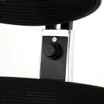 Kancelářská židle, potah bordó látka a černá síťovina MESH, houpací mech.