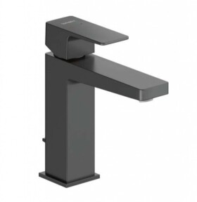 DURAVIT - Manhattan Umyvadlová baterie s výpustí, matná černá MH1020001046