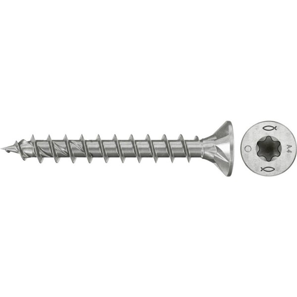 Fischer 574117 šrouby do dřevotřísky 4.5 mm 30 mm TX Nerezová ocel 200 ks