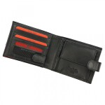 Luxusní pánská kožená peněženka Pierre Cardin Roberrt, černá