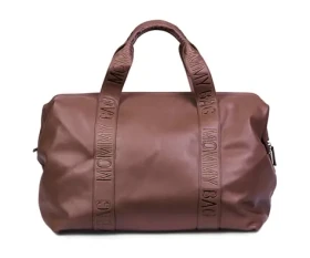 Childhome Přebalovací taška Mommy Bag Signature Vegan Leather Dark Brown (CWMBBSLDB)