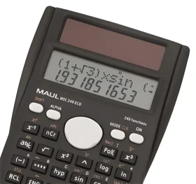 Maul MSC 240 ECO černá / Kalkulačka / stolní / vědecká / 10+2místná / solární a bateriové napájení (7270590)