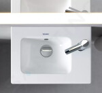 DURAVIT - ME by Starck Umývátko nábytkové 430x300 mm, s přepadem, s otvorem pro baterii, bílá 0723430000