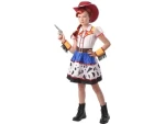 MaDe 09405 - Šaty na karneval - kovbojská dívka, 110 - 120 cm