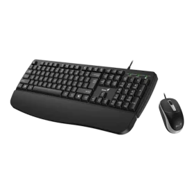 GENIUS KM-123 černá / Drátový set klávesnice a myši / USB / CZ+SK layout (31330013403)
