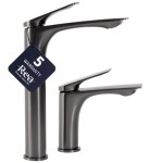 REA - Umyvadlová baterie AVALON titanium Low REA-B2702
