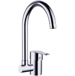 Laveo - Lila - dřezová baterie stojánková, sklopný výtok U, chrom BLD_06LD