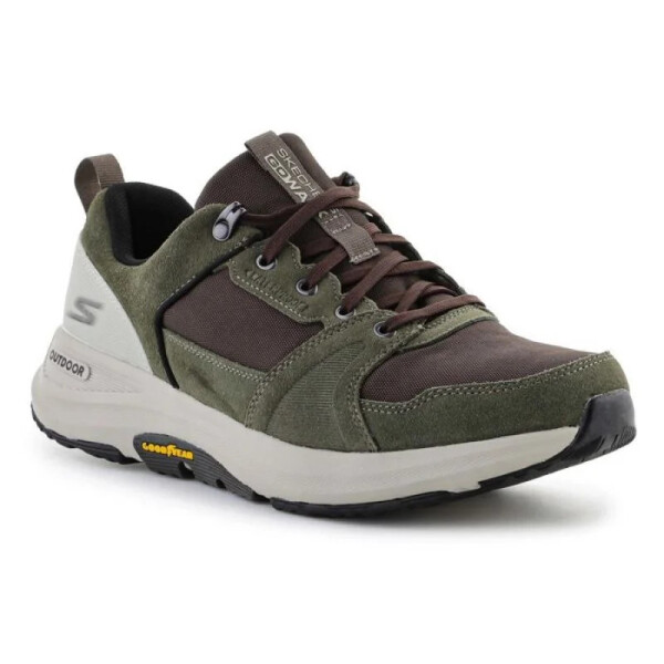 Pánské boty M 216106-OLBR zeleno-béžové - Skechers 43.5