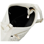 Trendy dámská koženková crossbody kabelka Orma, béžová