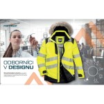 Portwest Bunda PW369 Hi-Vis Parka zimní reflexní žluto-černá