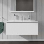 DURAVIT - L-Cube Umyvadlová skříňka 40x102x48 cm, 1 zásuvka, lesklá bílá LC614202222