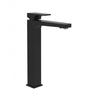 VILLEROY & BOCH - Architectura Square Umyvadlová baterie s výpustí Push-Open, AquaSmart, matná černá TVW125002000K5