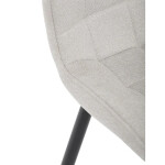 Jídelní židle, béžová, látka, HC-462 BG2