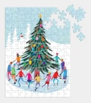 GALISON Puzzle Bruslení kolem vánočního stromu