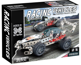 Kovová stavebnice 146 ks - Závodní auto - Sparkys