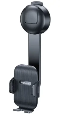 Baseus PrimeTrip C03 černá / Držák telefonu do auta / vakuová přísavka / 360° / palubní deska a čelní sklo (C0013C01)